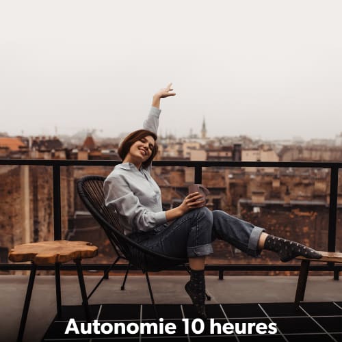 Enceinte sans fil TWS RECORD V1 rose 2e génération4
