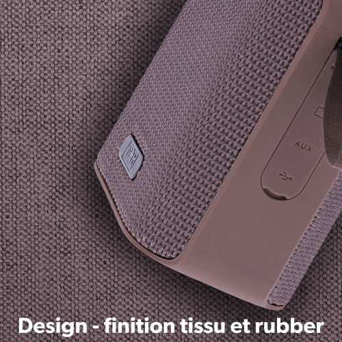 Enceinte sans fil TWS RECORD V1 rose 2e génération5