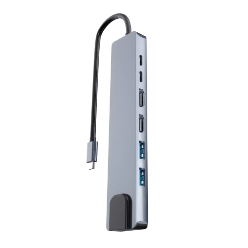 7-in-1 USB-C Dual 4K Display Hub - iClick3