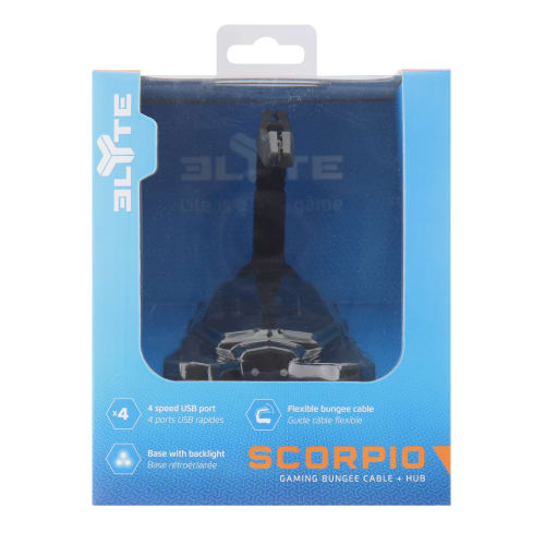 ELYTE SCORPIO - USB HUB and gaming mouse cable management4