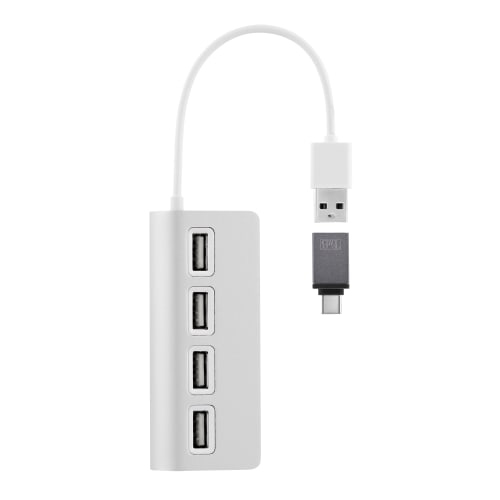 Aluminum USB-A & USB-C hub to 4x USB-A1