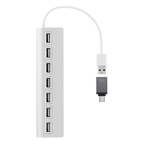 Hub USB-A aluminium vers 7x USB-A1