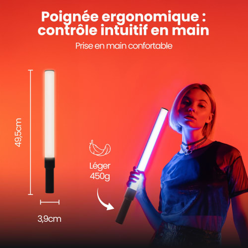 PORTABLE RGB LED LIGHT TUBE PACK - INFLUENCE PRO 5