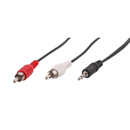 Câble jack 3,5mm mâle / 2 RCA mâle 3m2