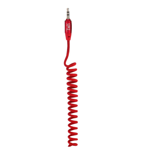 Câble twist jack 3,5mm mâle / jack 3,5mm mâle 1,8m rouge2