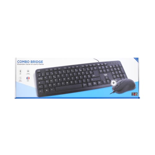 Pack clavier et souris filaire BRIDGE7