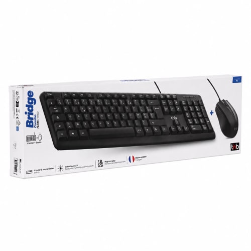 Pack clavier et souris filaire USB-A3