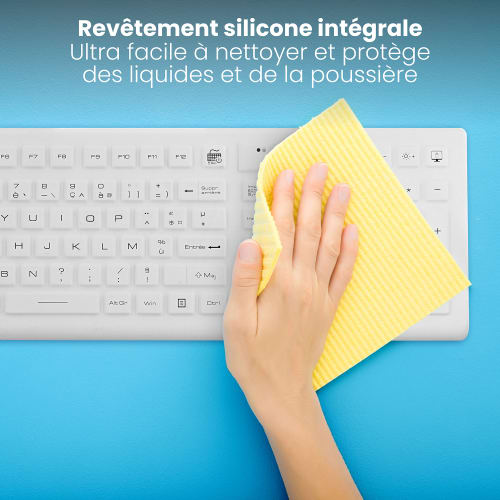 Clavier filaire médical IP68 - AZERTY (FR)4