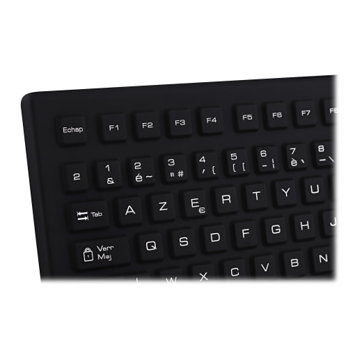 Clavier filaire médical IP68 - AZERTY (FR) noir4