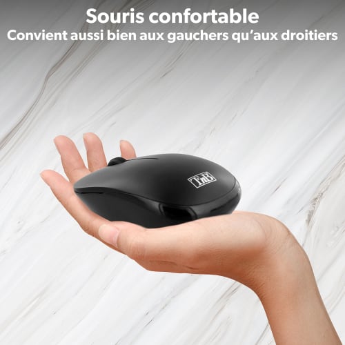 CLASSY - COMBO CLAVIER / SOURIS SANS FIL - NOIR6