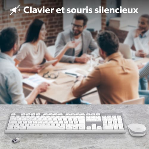 CLASSY : pack clavier et souris sans fil5