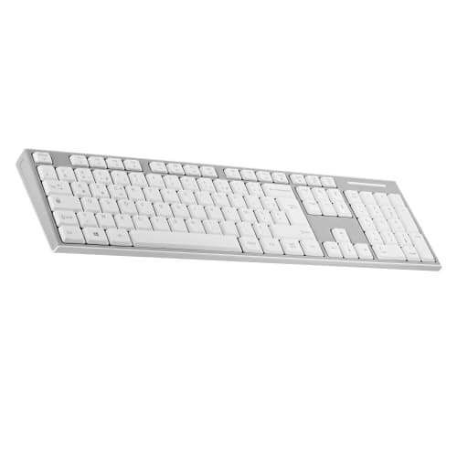 Teclado inalámbrico recargable Bluetooth + USB-A 2.4 Ghz - AZERTY (FR)1