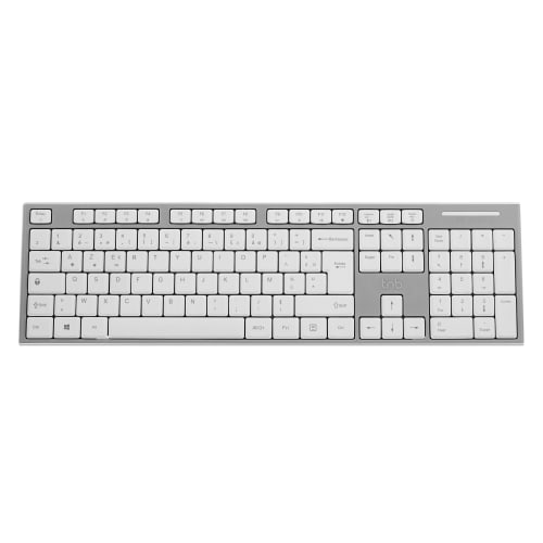 Teclado inalámbrico recargable Bluetooth + USB-A 2.4 Ghz - AZERTY (FR)2