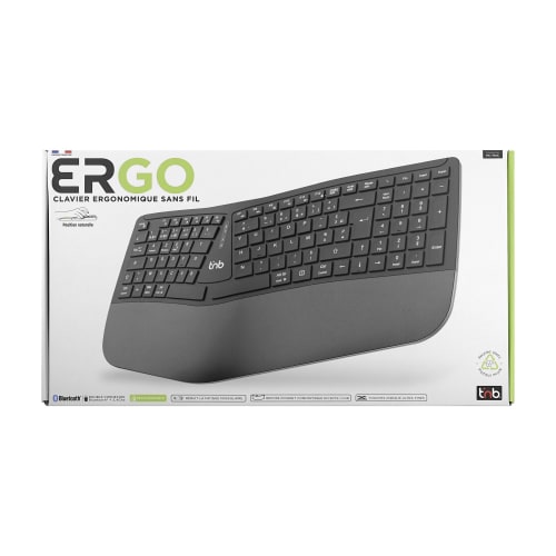 ERGO - Clavier ergonomique sans fil rechargeable Bluetooth + 2,4GHz5