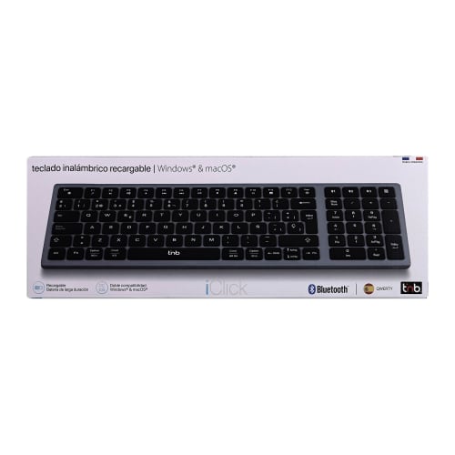 Clavier Bluetooth rechargeable ultra fin - QWERTY (ES)3