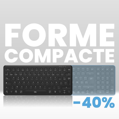MINI Ultra-thin Rechargeable Bluetooth Keyboard - AZERTY (FR)6
