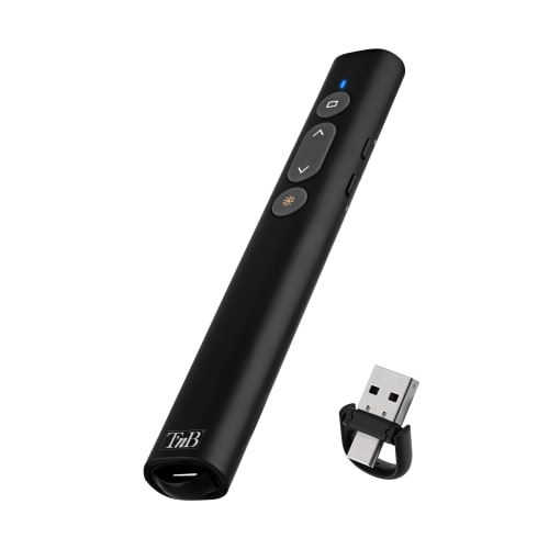 Láser de presentación recargable USB-A y USB-C - negro1