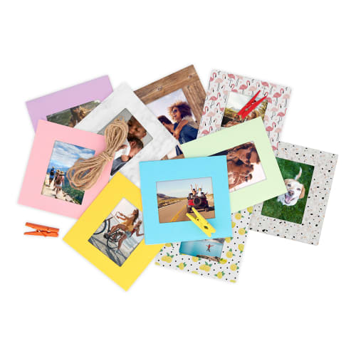 Do It Yourself mini photo paper frames1