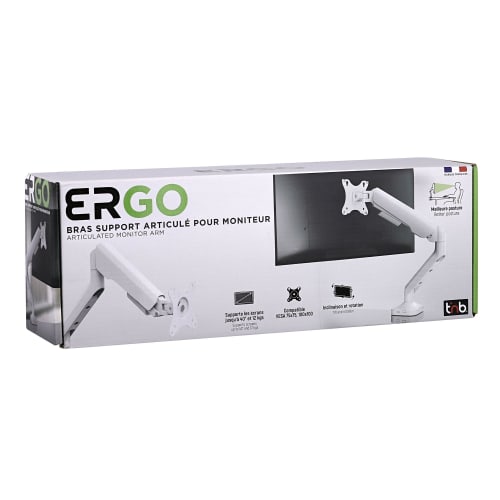 Brazo articulado para monitor - blanco5