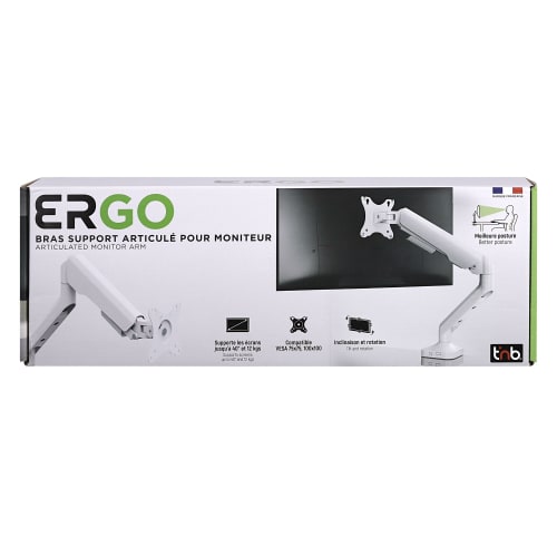 Brazo articulado para monitor - blanco6