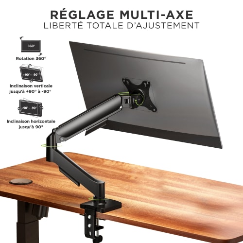 Bras support articulé mécanique pour moniteur 17-32