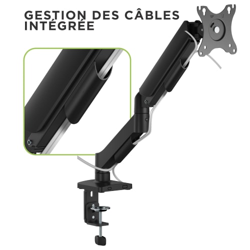 Bras support articulé mécanique pour moniteur 17-32