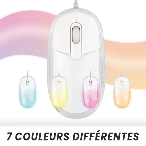 Souris filaire lumineuse LUMY4