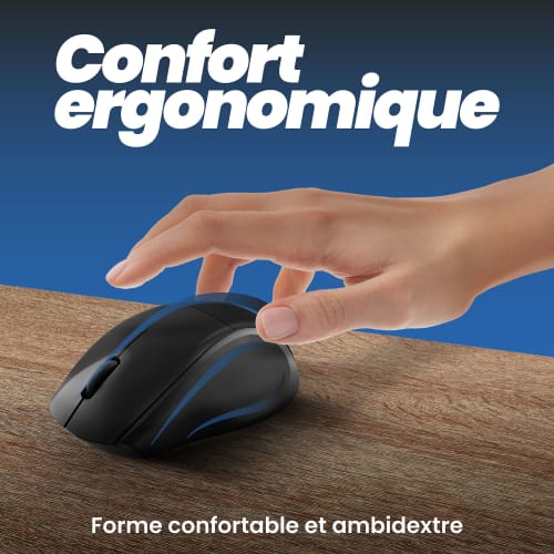 Souris sans fil MINY noire4