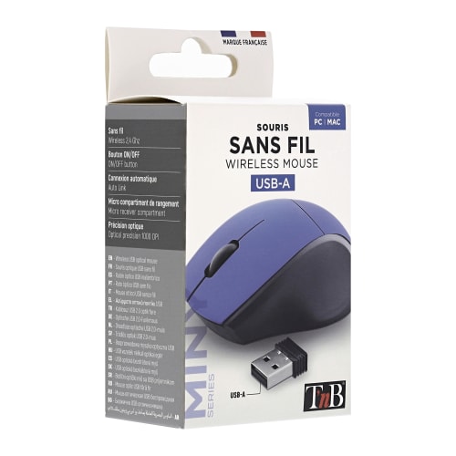 Souris sans fil MINY bleue7