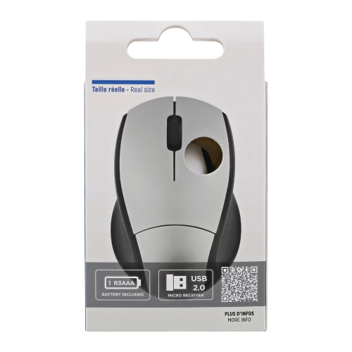 MINY grey wireless mouse12