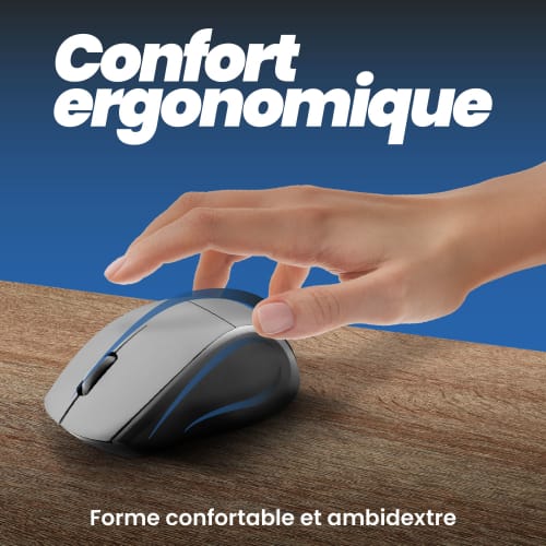 Souris sans fil MINY grise4