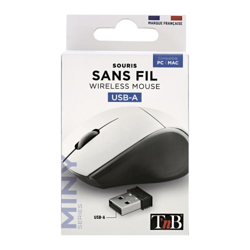 Souris sans fil MINY blanche8