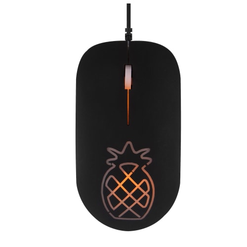 Ratón con cable PIÑA NEÓN1