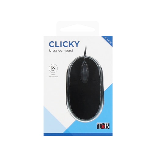 Souris filaire ultra compact CLICKY7