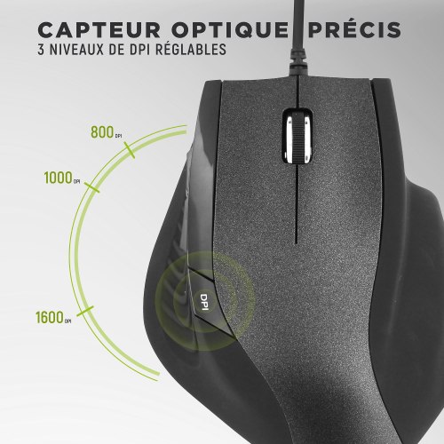Souris filaire ergonomique5