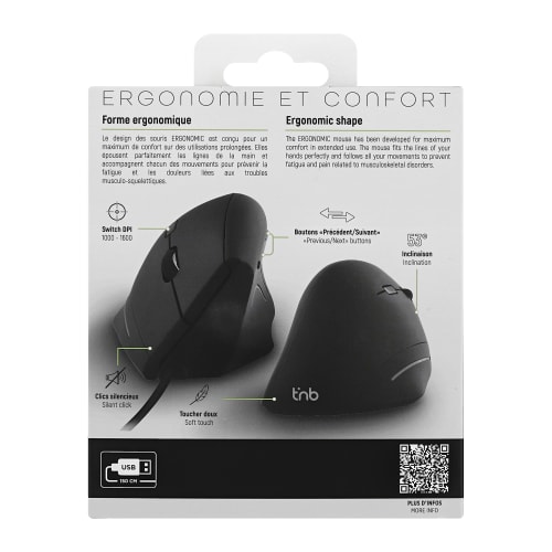 Souris filaire ergonomique verticale9