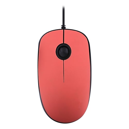 Souris filaire USB-A & USB-C SUNSET rouge2