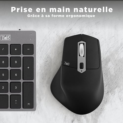 TRIPLE CONNECT iClick Semi-Ergonomic Wireless Mouse4