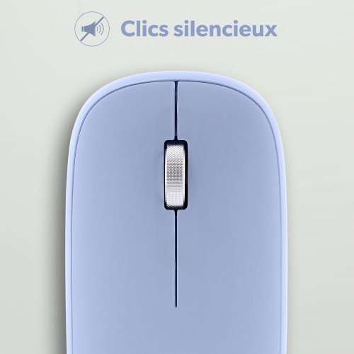 Souris colorée DUAL CONNECT bleue6