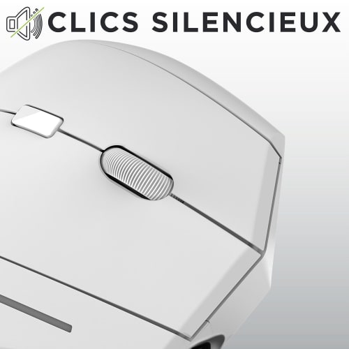 Souris sans fil ergonomique verticale double connexion Bluetooth + USB-A6