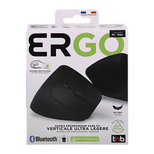 Souris sans fil ergonomique verticale ultra légère6