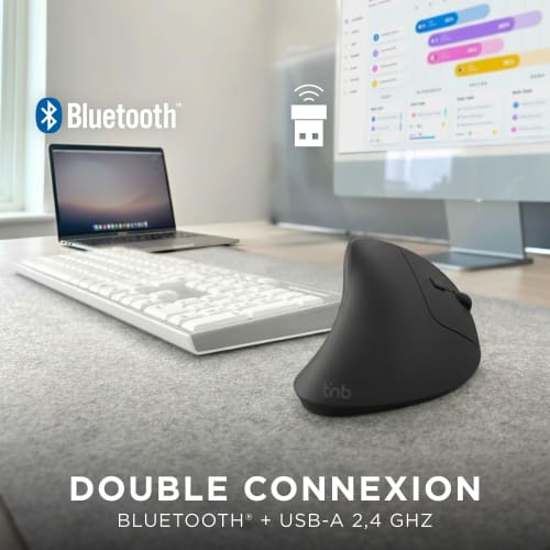 Souris sans fil ergonomique verticale ultra légère5