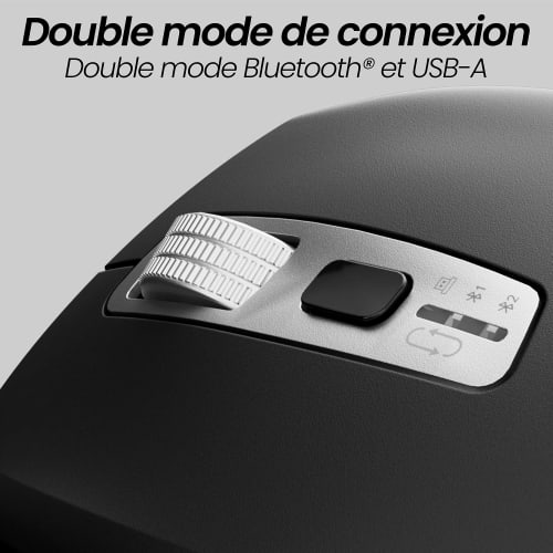 Souris sans fil rechargeable double molette - INFINITEPRO5