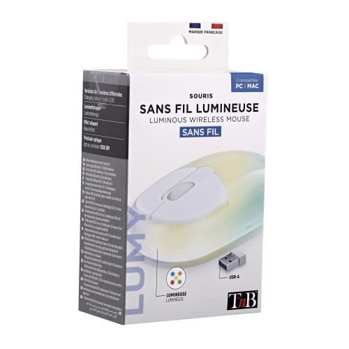 Souris sans fil lumineuse LUMY5