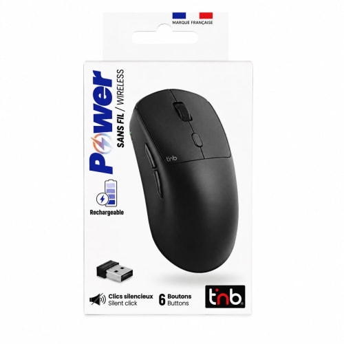 USB-A rechargeable wireless mouse - POWER8