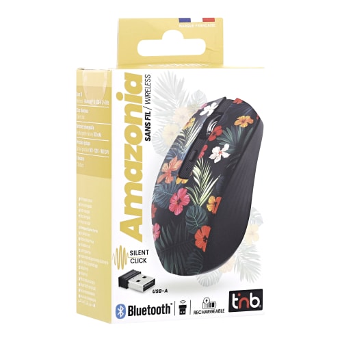 Ratón inalámbrico Bluetooth recargable - AMAZONIA EXCLUSIV3