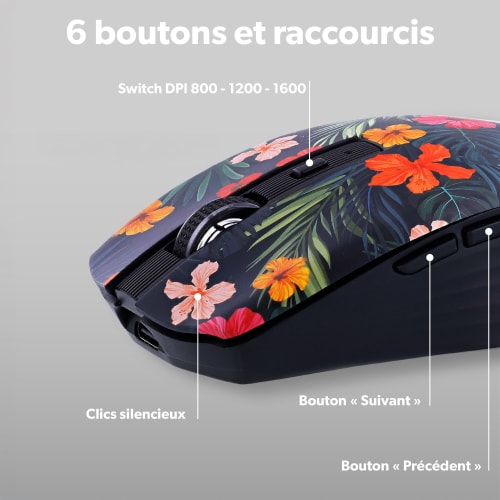 Souris sans fil Bluetooth rechargeable - AMAZONIA EXCLUSIV6