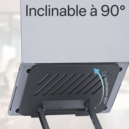 Support notebook rotatif 360° en métal - iClick4