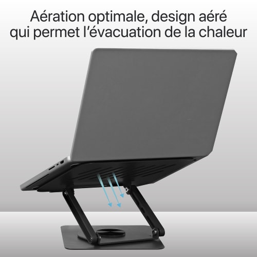 Support notebook rotatif 360° en métal - iClick6
