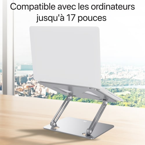 Soporte metálico ajustable para portátil - iClick4